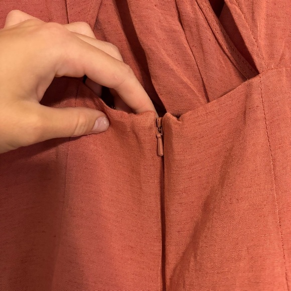 Anthropologie Puff-Sleeve Wrap Mini Dress - Picture 4 of 8